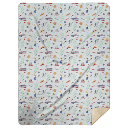 New Jersey Plush Throw Blanket 60x80 Meaningful Reminder of Home