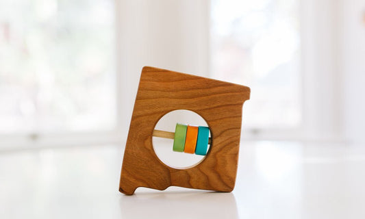 New Mexico State Wooden Baby Rattle™