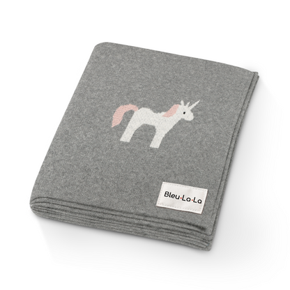 Whimsy Collection - Luxury 100% Cotton Knit Swaddle Baby Blanket