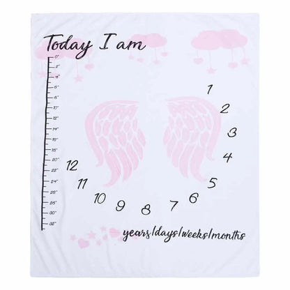 Newborn Baby Milestone Photography Blanket - # BAGE41110002