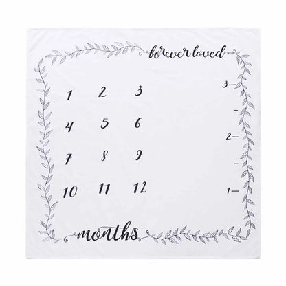 Newborn Baby Milestone Photography Blanket - # BAGE41110002