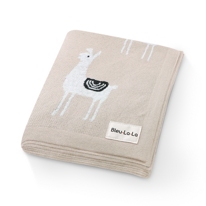 Whimsy Collection - Luxury 100% Cotton Knit Swaddle Baby Blanket