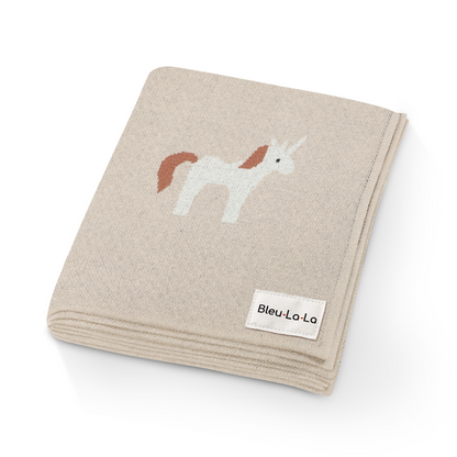 Whimsy Collection - Luxury 100% Cotton Knit Swaddle Baby Blanket
