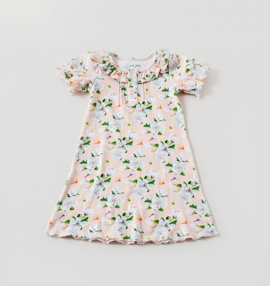 Pink Magnolia Organic Cotton Play Dress