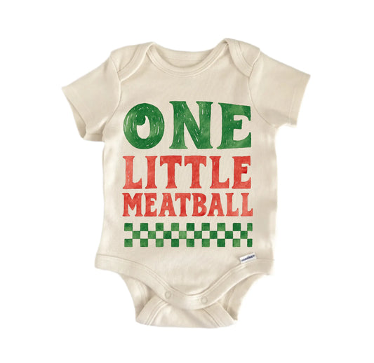 One Meatball Birthday Italian Newborn Baby Onesie® Onesie®