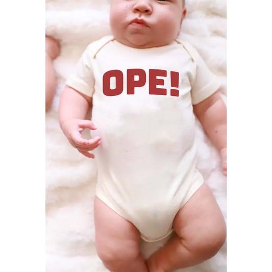 Ope! Midwest Baby Onesie