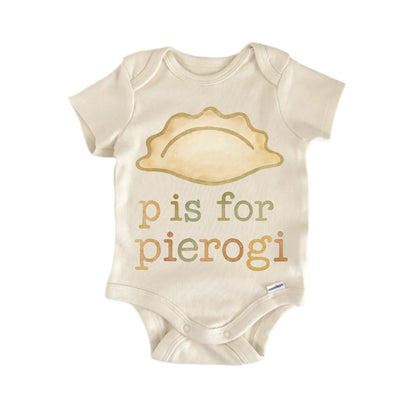 P Pierogi Polish Newborn Baby Onesie® Onesie®