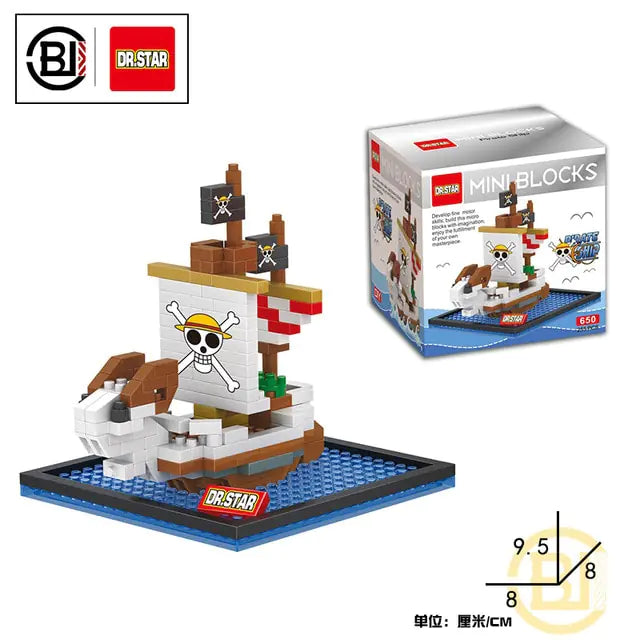 Pirate Ship Series Building Game Toys - # BOT&G522510002