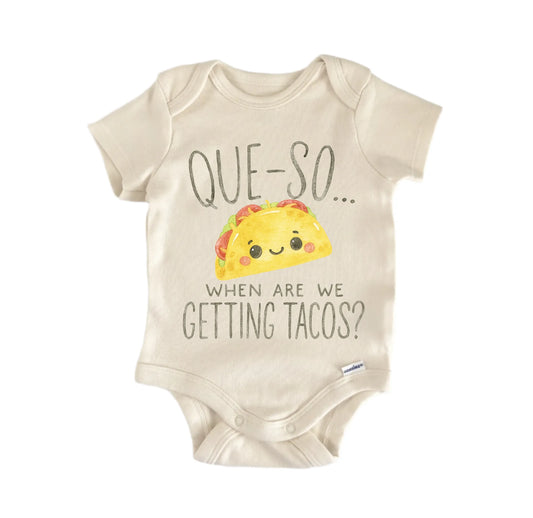 Queso Taco Mexican Food Newborn Baby Onesie® Onesie®