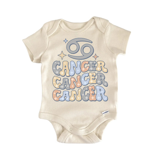 Retro Zodiac Vintage Cancer Newborn Baby Onesie® Onesie®