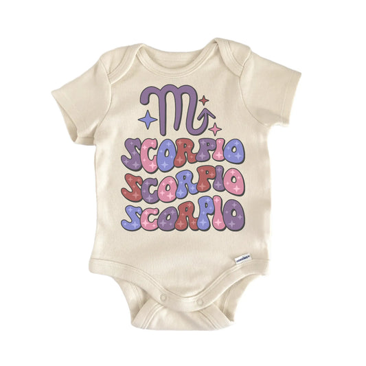 Retro Zodiac Vintage Scorpio Newborn Baby Onesie® Onesie®