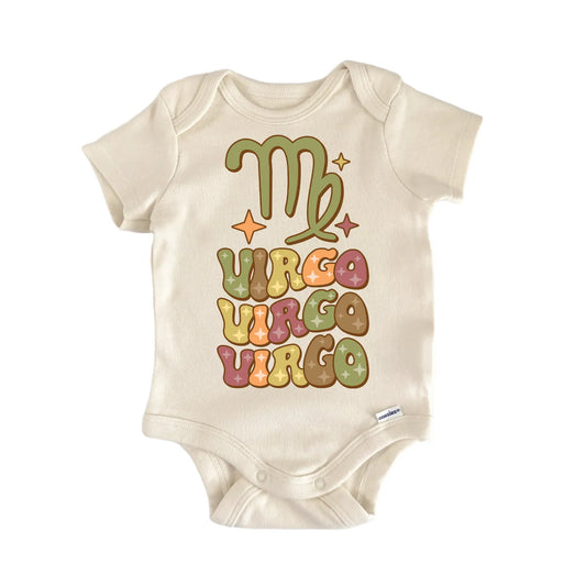 Retro Zodiac Vintage Virgo Newborn Baby Onesie® Onesie®