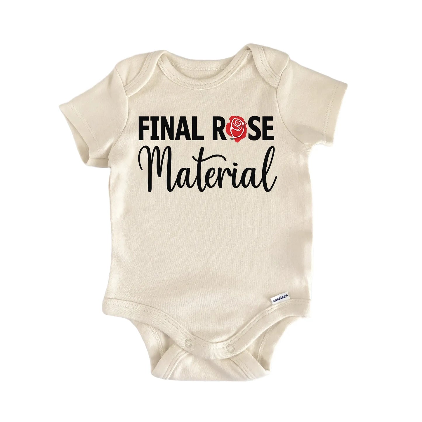 Rose Material Reality Tv Show Newborn Baby Bodysuit