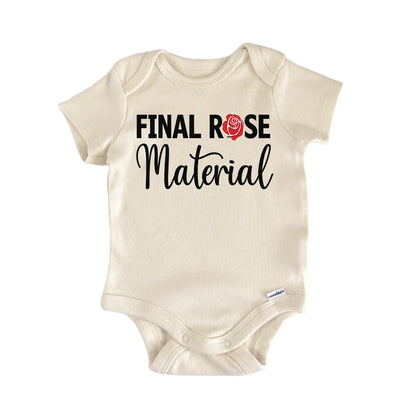 Rose Material Reality Tv Show Newborn Baby Bodysuit