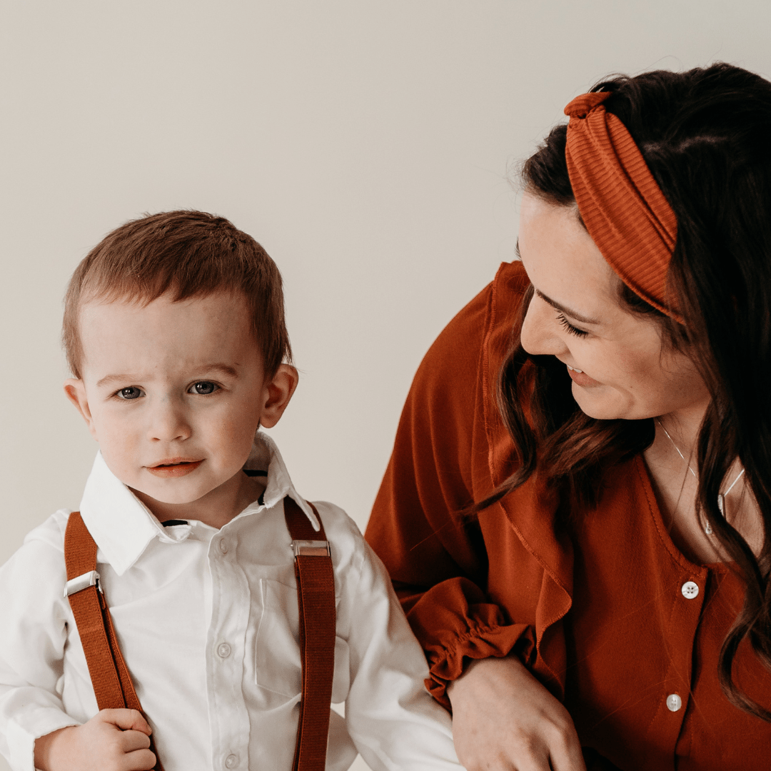 Matching Headbands - Rust