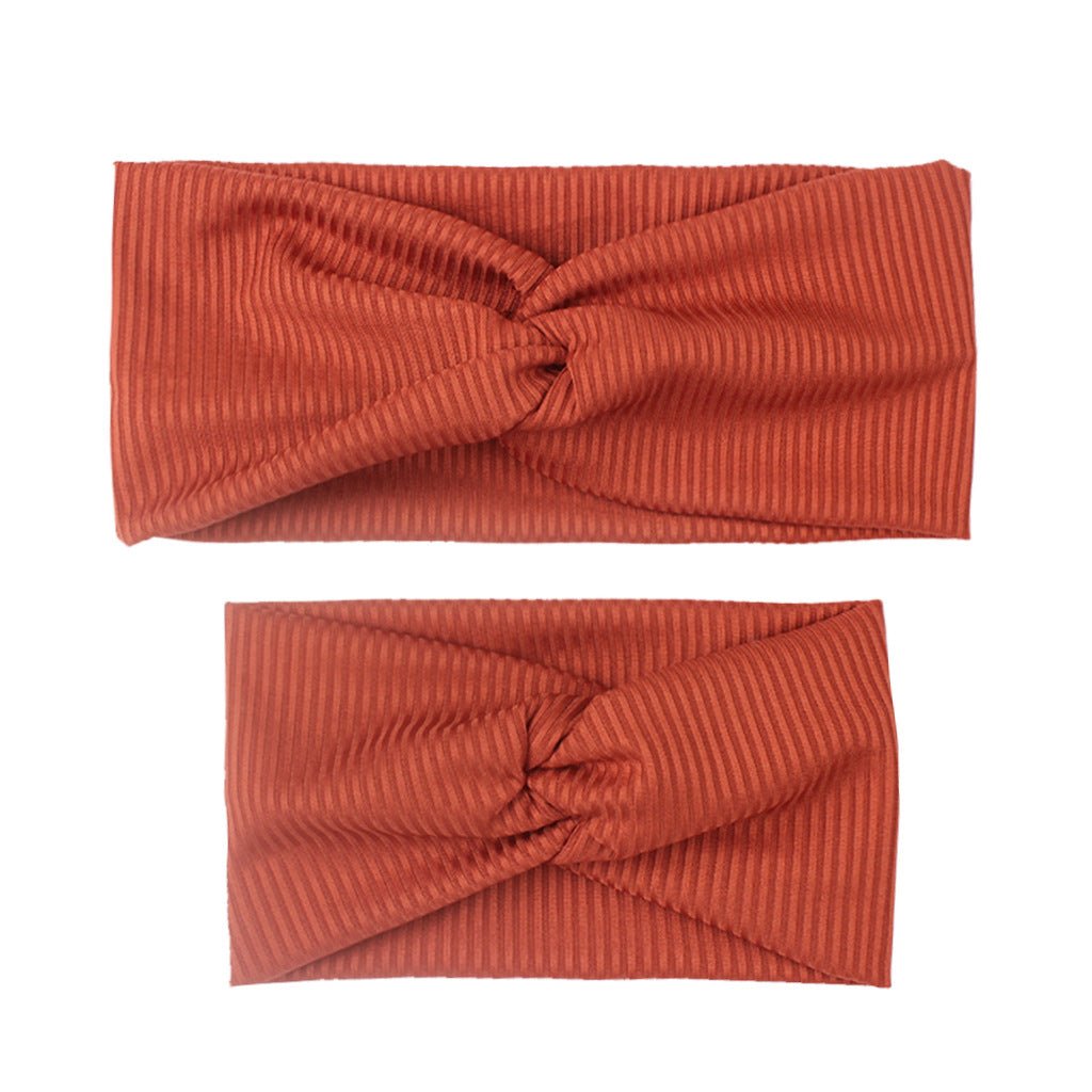 Matching Headbands - Rust