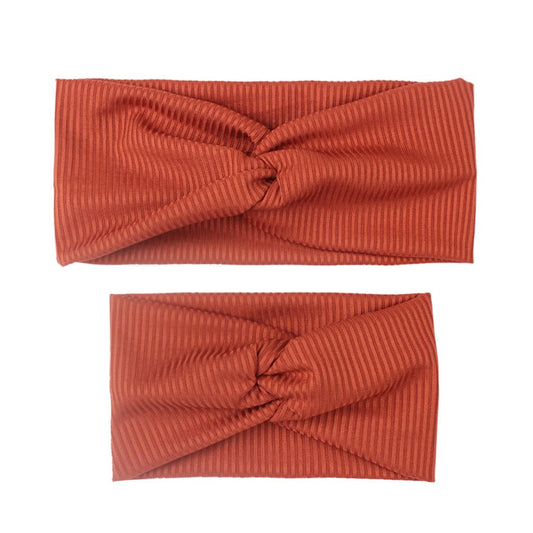 Matching Headbands - Rust