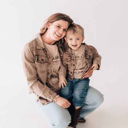 Brown Denim Jacket - Child