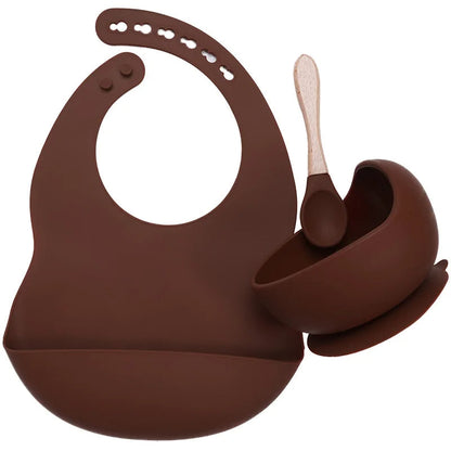 Silicone Baby Feeding Tableware Set - # BAGE21110001
