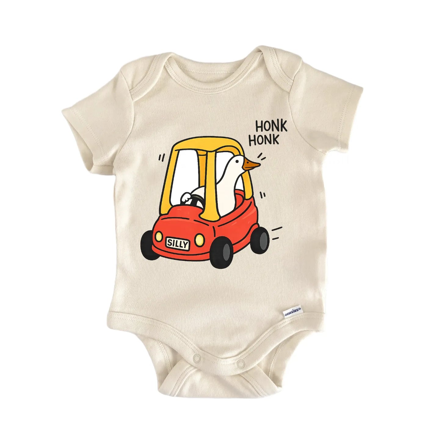 Silly Goose Honk Honk Newborn Baby Bodysuit