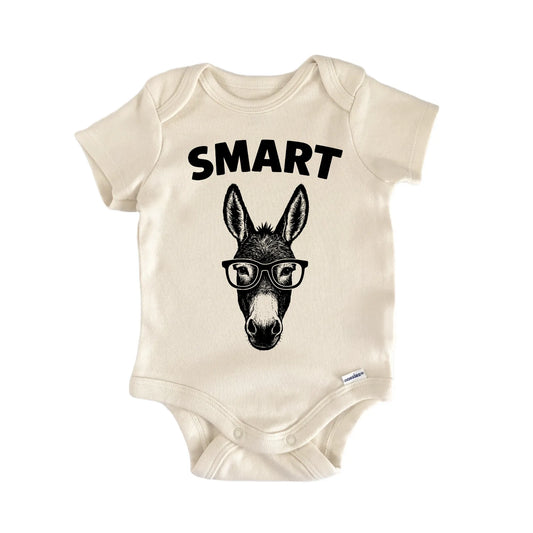 Smart Ass Donkey Newborn Baby Onesie® Onesie®