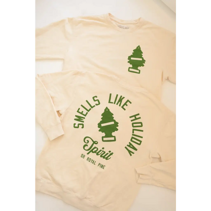 Holiday Spirit Pullover - Festive Lightweight Sweatshirt