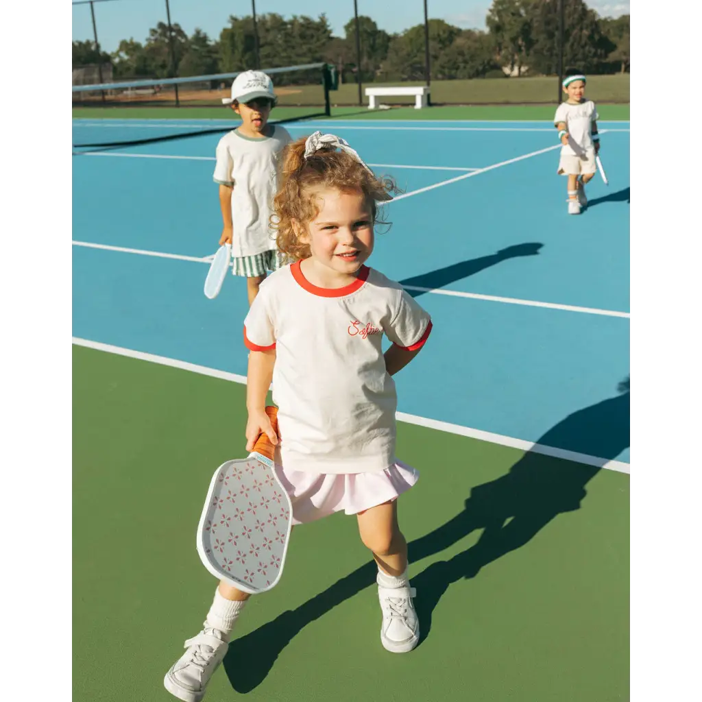 Soft Girls Club Ringer Tee for Kids