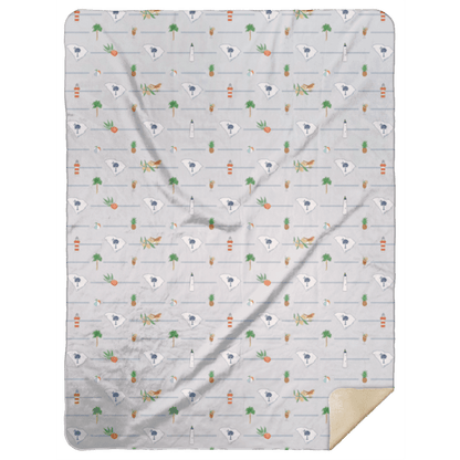 South Carolina Plush Throw Blanket 60x80 Meaningful Reminder of Home