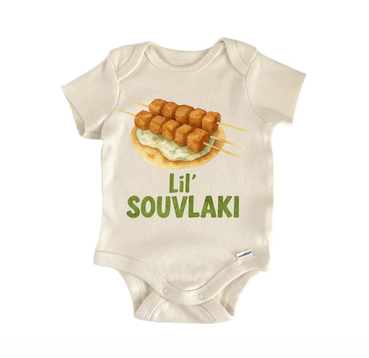 Souvlaki Greek Foodie Newborn Baby Onesie® Onesie®