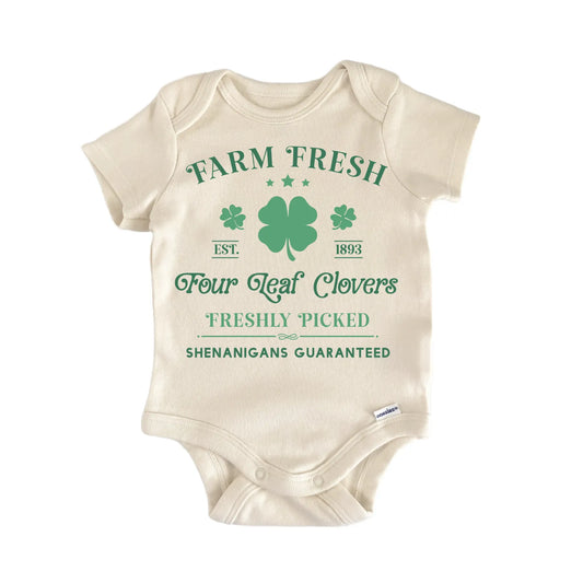 St. Patricks Day Farm Fresh Newborn Baby Onesie® Onesie®