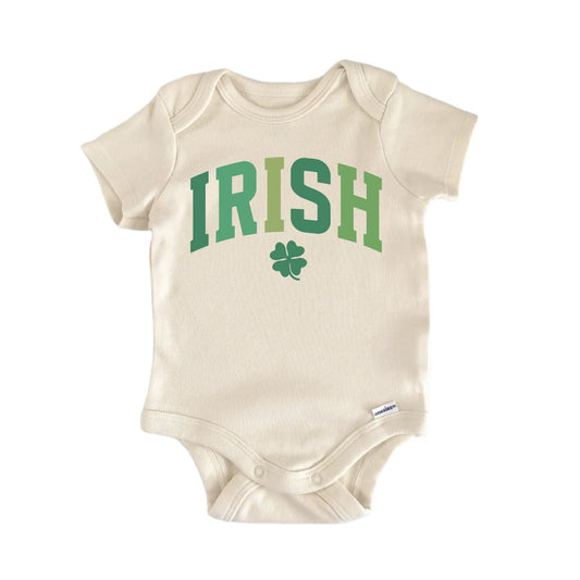 St. Patricks Day Irish Varsity Newborn Baby Onesie® Onesie®