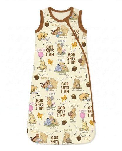 God Says I Am Little Blessings Bamboo Sleep Bag