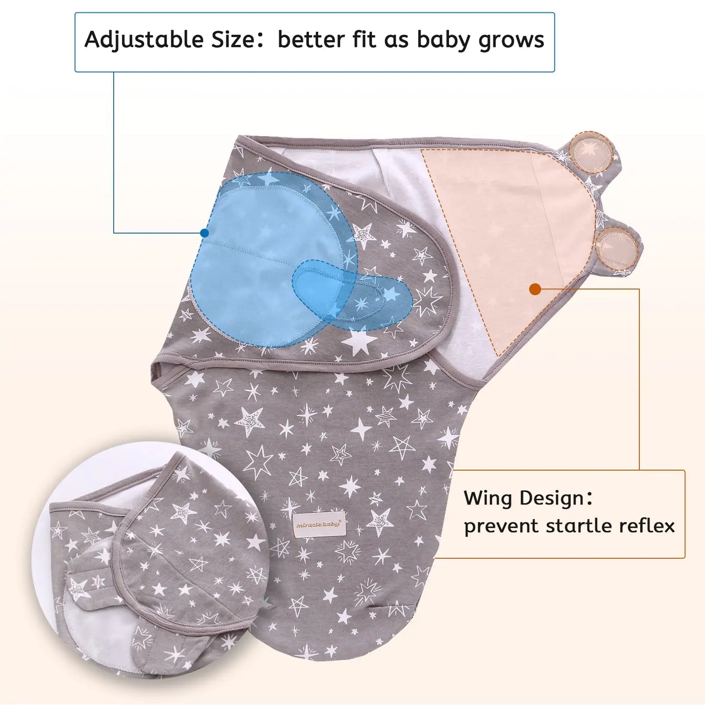 Sweet Dream Baby Swaddle - # BAGE41210022