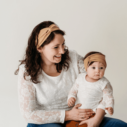 Matching Headbands - Tan