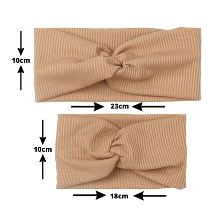 Matching Headbands - Tan