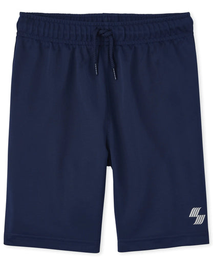 The Children's Place Boys' Athletic Basketball Shorts X-Large Black / Red / Navy 3 - # BOAA12110003