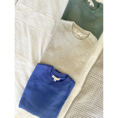 Margo Crew Neck Sweater in Royal Blue