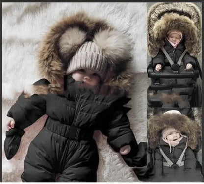 Thickened One-Piece Super Warm Cotton Coat - # GIAA21210002