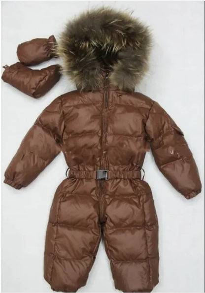 Thickened One-Piece Super Warm Cotton Coat - # GIAA21210002