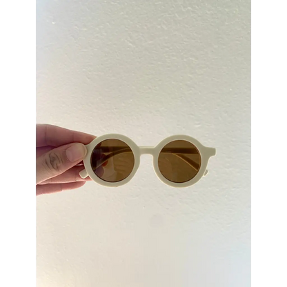 Round Retro Sunglasses for Kids | Sunshine Yellow