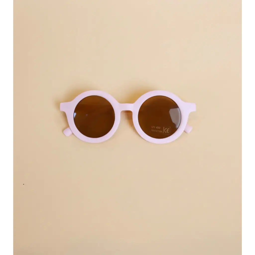 Toddler/Baby Round Retro Sunglasses, UV400 | Sky Blue