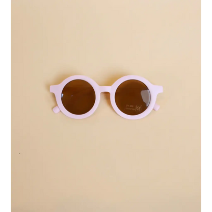 Round Retro Sunglasses for Kids | Sunshine Yellow