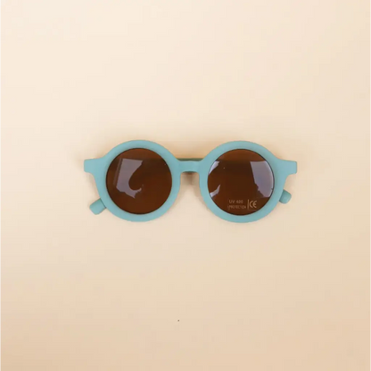 Round Retro Sunglasses for Kids | Sunshine Yellow