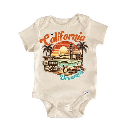 Travel United States California Dreamin Newborn Baby Onesie® Onesie®