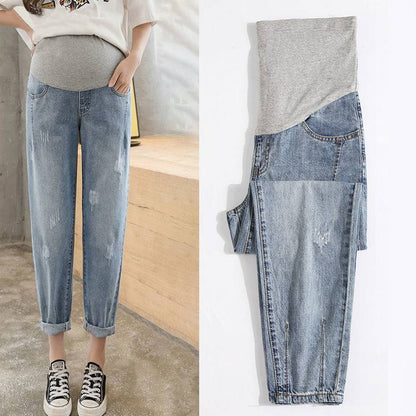 Trendy Maternity Fleece Pants for Moms and Dads - # WOAA21410010 - PRG