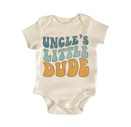 Uncle Little Dude Newborn Baby Onesie® Onesie®