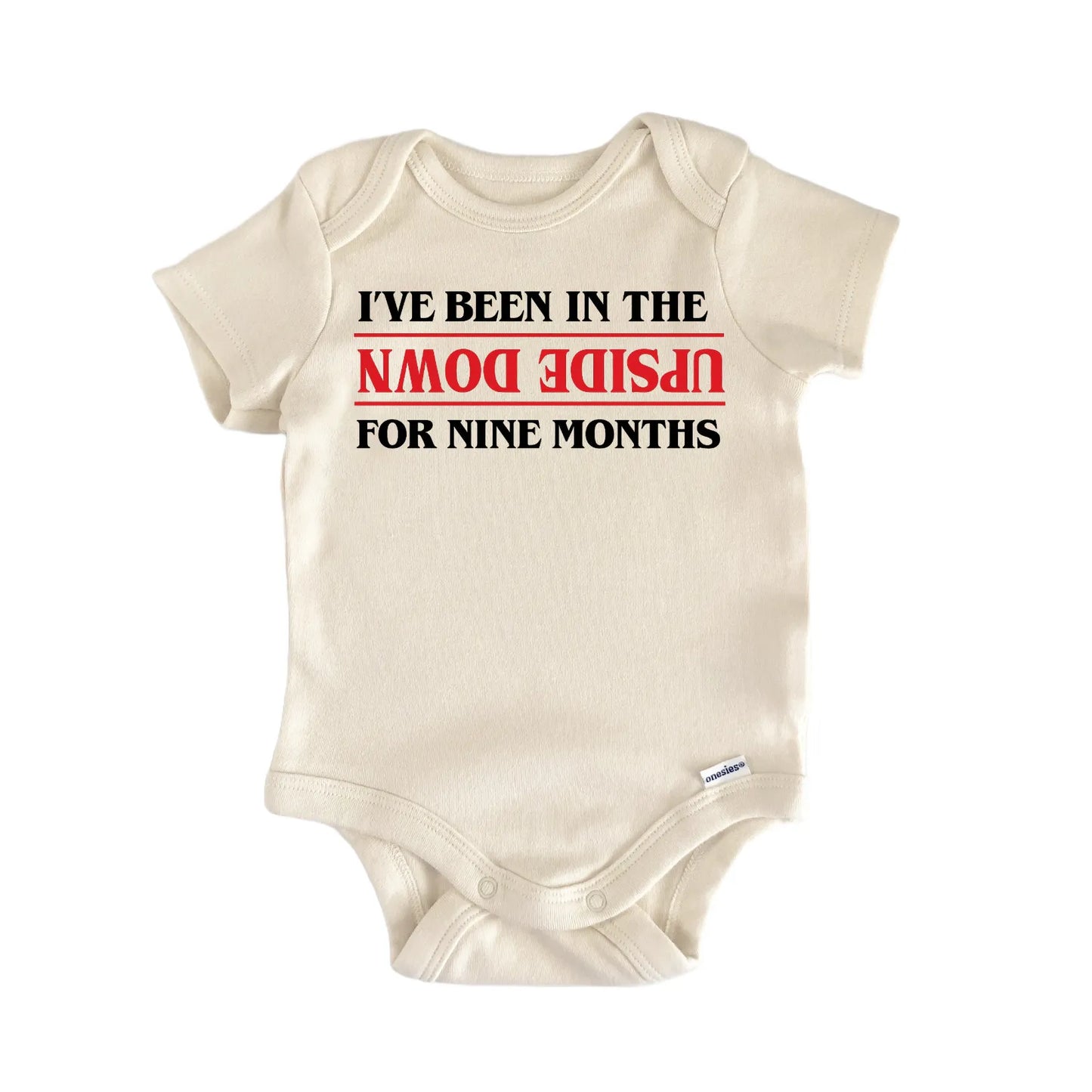 Upside Down Sci Fi Tv Show Newborn Baby Bodysuit