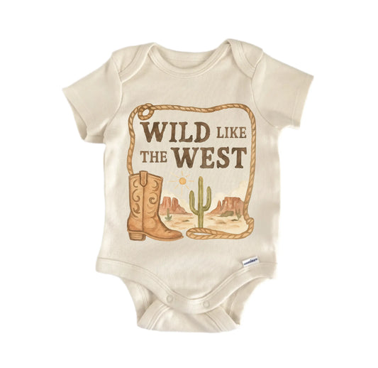 Wild West Cowboy Newborn Baby Onesie® Onesie®
