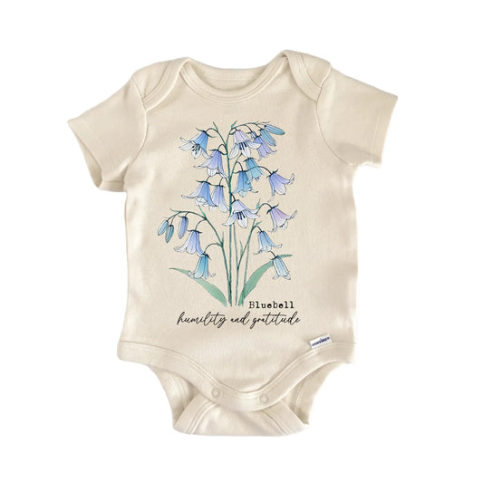 Wildflower Bluebell Newborn Baby Onesie® Onesie®