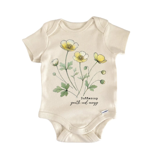 Wildflower Buttercup Newborn Baby Onesie® Onesie®